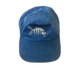Miami Beach Florida Vintage Fish Cigar Baseball Hat Cap Denim